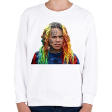 PRINTFASHION 6ix9ine - Gyerek pulóver - Fehér