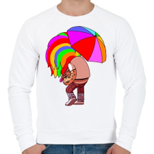 PRINTFASHION 6ix9ine Tekashi - Férfi pulóver - Fehér férfi pulóver, kardigán
