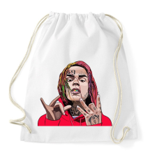 PRINTFASHION 6ix9ine Tekashi - Sportzsák, Tornazsák - Fehér tornazsák