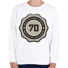 PRINTFASHION 70 - Gyerek pulóver - Fehér