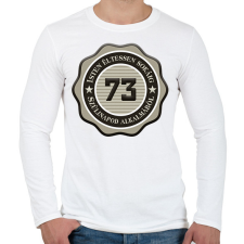 PRINTFASHION 73 - Férfi hosszú ujjú póló - Fehér férfi póló