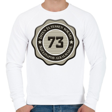 PRINTFASHION 73 - Férfi pulóver - Fehér férfi pulóver, kardigán