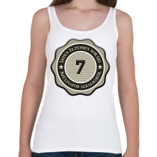 PRINTFASHION 7 - Női atléta - Fehér női trikó