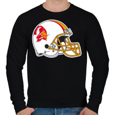 PRINTFASHION 80's Buccaneers Helmet - Férfi pulóver - Fekete férfi pulóver, kardigán