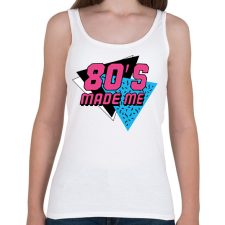 PRINTFASHION 80's made me - Női atléta - Fehér női trikó