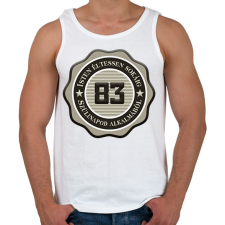 PRINTFASHION 83 - Férfi atléta - Fehér atléta, trikó