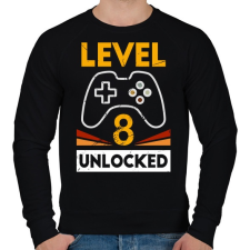 PRINTFASHION 8-as szint feloldva - Férfi pulóver - Fekete férfi pulóver, kardigán