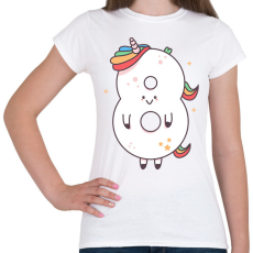 PRINTFASHION 8 éves unikornis - Női póló - Fehér