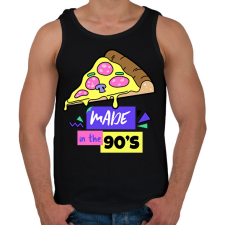 PRINTFASHION 90-es évek - Férfi atléta - Fekete atléta, trikó