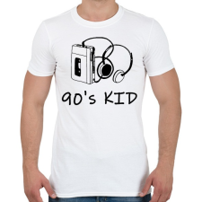 PRINTFASHION 90's kid - Férfi póló - Fehér férfi póló