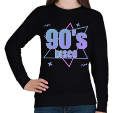 PRINTFASHION 90's - Női pulóver - Fekete női pulóver, kardigán