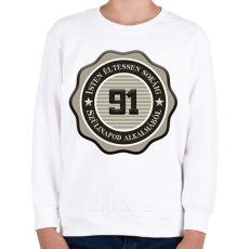 PRINTFASHION 91 - Gyerek pulóver - Fehér