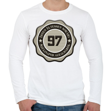 PRINTFASHION 97 - Férfi hosszú ujjú póló - Fehér férfi póló