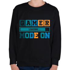 PRINTFASHION 99 - Gyerek pulóver - Fekete