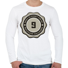 PRINTFASHION 9 - Férfi hosszú ujjú póló - Fehér férfi póló