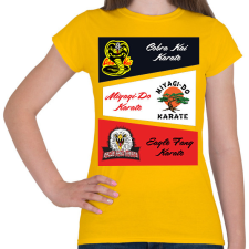 PRINTFASHION A 3 dojo - Női póló - Sárga női póló