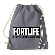 PRINTFASHION A battle royale addiction - Fortnite - Sportzsák, Tornazsák - Grafitszürke tornazsák