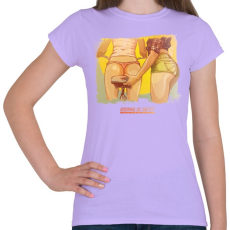 PRINTFASHION A biciklizés szexi - Női póló - Viola