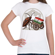 PRINTFASHION A Birodalom szekerét tolom - Női póló - Fehér
