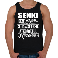 PRINTFASHION A BMW-sek tökéletesek! - Férfi atléta - Fekete atléta, trikó