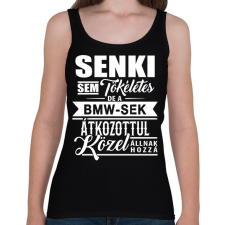 PRINTFASHION A BMW-sek tökéletesek! - Női atléta - Fekete női trikó