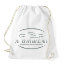 PRINTFASHION A BMWém nélkül - Sportzsák, Tornazsák - Fehér tornazsák