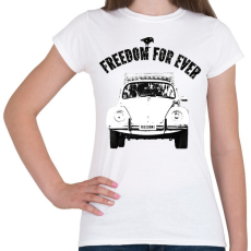 PRINTFASHION A BOGÁRHÁTÚ - Női póló - Fehér