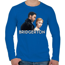PRINTFASHION A Bridgerton család - Férfi hosszú ujjú póló - Királykék férfi póló