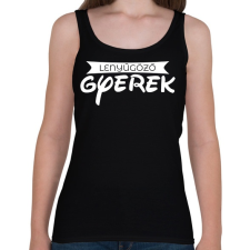PRINTFASHION A büszkeség - Női atléta - Fekete női trikó