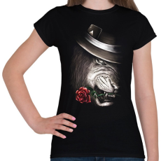 PRINTFASHION A bűvész - Női póló - Fekete