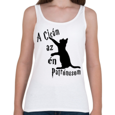 PRINTFASHION A Cicám az én Patrónusom - Női atléta - Fehér