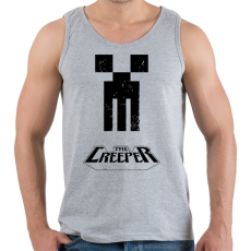 PRINTFASHION A creeper - Férfi atléta - Sport szürke