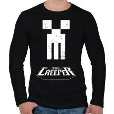 PRINTFASHION A creeper - Férfi hosszú ujjú póló - Fekete