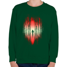 PRINTFASHION A Csata kezdete - Gyerek pulóver - Sötétzöld