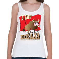 PRINTFASHION A falu bikája - Női atléta - Fehér