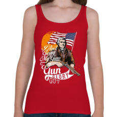 PRINTFASHION A fegyver dicsősége - Női atléta - Cseresznyepiros