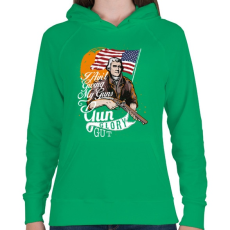 PRINTFASHION A fegyver dicsősége - Női kapucnis pulóver - Zöld