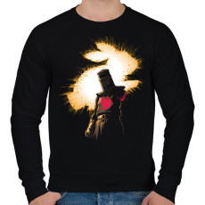 PRINTFASHION A fekete lovag mindig győz - Férfi pulóver - Fekete