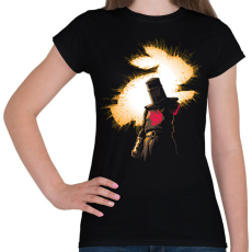 PRINTFASHION A fekete lovag mindig győz - Női póló - Fekete