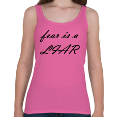 PRINTFASHION A félelem hazugság - Női atléta - Rózsaszín