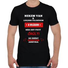 PRINTFASHION A FELESÉGEM - Férfi póló - Fekete férfi póló