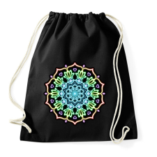 PRINTFASHION A Fénymunkás mandala - Sportzsák, Tornazsák - Fekete tornazsák