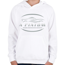 PRINTFASHION A fiatom nélkül - Gyerek kapucnis pulóver - Fehér gyerek pulóver, kardigán