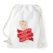 PRINTFASHION A főnök vagyok - Sportzsák, Tornazsák - Fehér tornazsák
