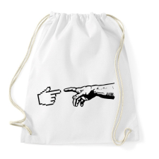 PRINTFASHION A gépek teremtése - Sportzsák, Tornazsák - Fehér tornazsák