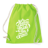 PRINTFASHION A gonoszak tesznek híressé - Sportzsák, Tornazsák - Limezöld