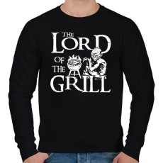 PRINTFASHION A grillek ura - Férfi pulóver - Fekete