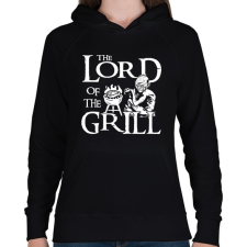 PRINTFASHION A grillek ura - Női kapucnis pulóver - Fekete női pulóver, kardigán