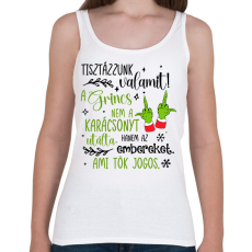 PRINTFASHION A Grincs az embereket utálta - Női atléta - Fehér