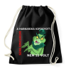 PRINTFASHION A habkarika kifogyott, szaloncukor nem is volt - Sportzsák, Tornazsák - Fekete